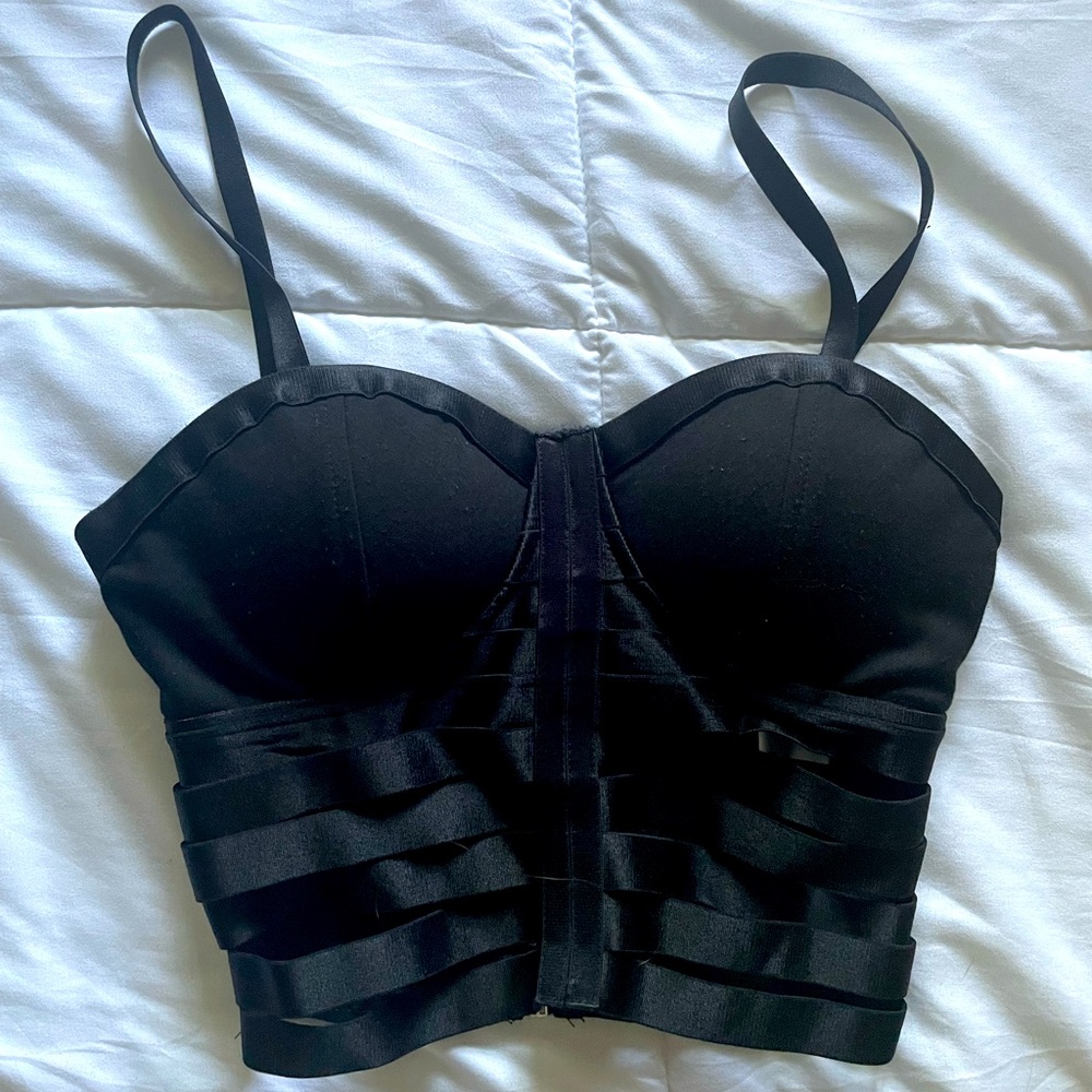 Black (corset looking) top